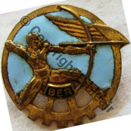 A0521 BER.721 ROCHEFORT BER BLEU  DrP+Bol Guilloche vrac Embouti leger Src.QUIVIVEFRANCE  6EurInv 